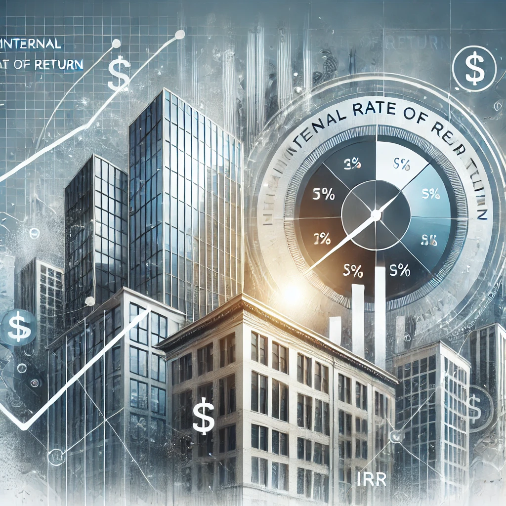 Graphic showing time-adjusted returns for real estate projects